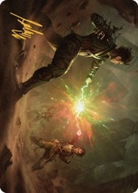 Brotherhood's End Art Card (Gold-Stamped Signature) (19) [Art Series: The Brothers' War]