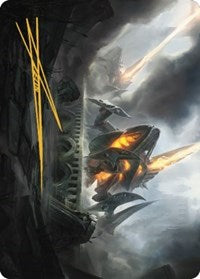 Skitterbeam Battalion Art Card (Gold-Stamped Signature) (21) [Art Series: The Brothers' War]