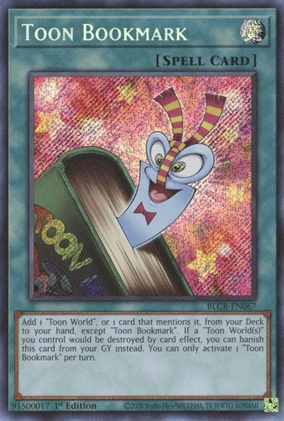 Toon Bookmark (BLCR-EN067) [Battles of Legend: Crystal Revenge]