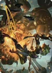 Argothian Sprite Art Card (Gold-Stamped Signature) (23) [Art Series: The Brothers' War]