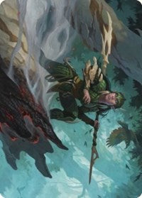Gwenna, Eyes of Gaea Art Card (25) [Art Series: The Brothers' War]