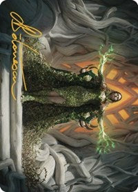 Titania, Voice of Gaea Art Card (Gold-Stamped Signature) (26) [Art Series: The Brothers' War]