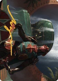 Tomakul Honor Guard Art Card (Gold-Stamped Signature) (28) [Art Series: The Brothers' War]
