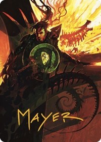 Mishra's Command Art Card (Gold-Stamped Signature) (33) [Art Series: The Brothers' War]