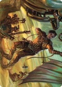 Mishra, Excavation Prodigy Art Card (36) [Art Series: The Brothers' War]
