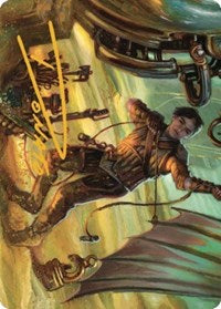 Mishra, Excavation Prodigy Art Card (Gold-Stamped Signature) (36) [Art Series: The Brothers' War]