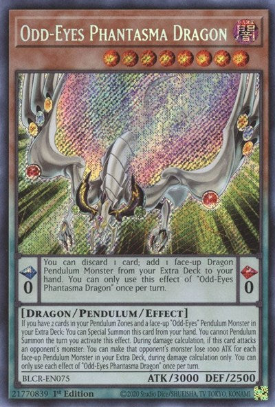 Odd-Eyes Phantasma Dragon (BLCR-EN075) [Battles of Legend: Crystal Revenge]