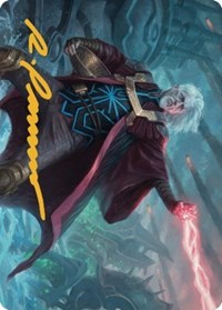 Urza, Lord Protector Art Card (Gold-Stamped Signature) (41) [Art Series: The Brothers' War]