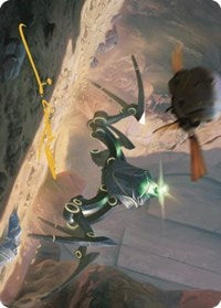Thran Spider Art Card (Gold-Stamped Signature) (45) [Art Series: The Brothers' War]