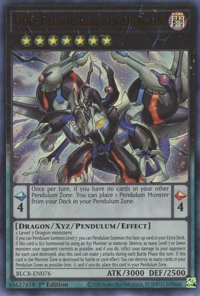 Odd-Eyes Rebellion Dragon (BLCR-EN076) [Battles of Legend: Crystal Revenge]