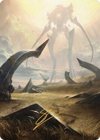 Plains (47) Art Card (Gold-Stamped Signature) (47) [Art Series: The Brothers' War]