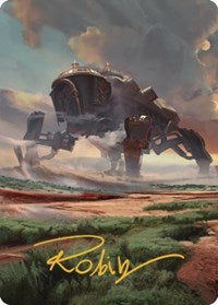 Plains (48) Art Card (Gold-Stamped Signature) (48) [Art Series: The Brothers' War]