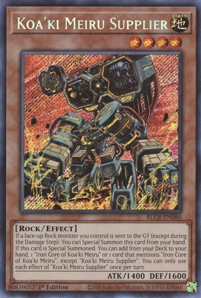Koa'ki Meiru Supplier (BLCR-EN080) [Battles of Legend: Crystal Revenge]