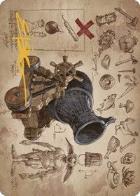 Goblin Charbelcher Art Card (Gold-Stamped Signature) (60) [Art Series: The Brothers' War]