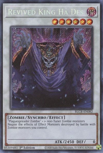 Revived King Ha Des (BLCR-EN082) [Battles of Legend: Crystal Revenge]
