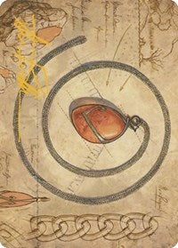 Mox Amber Art Card (Gold-Stamped Signature) (68) [Art Series: The Brothers' War]