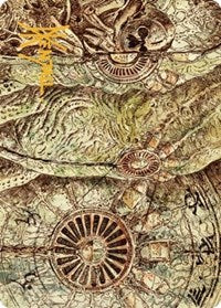 Phyrexian Processor Art Card (Gold-Stamped Signature) (70) [Art Series: The Brothers' War]