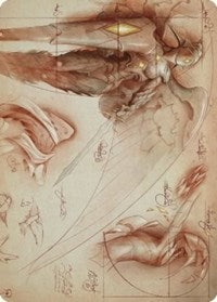 Platinum Angel Art Card (71) [Art Series: The Brothers' War]