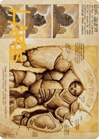 Precursor Golem Art Card (Gold-Stamped Signature) (72) [Art Series: The Brothers' War]