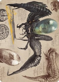 Psychosis Crawler Art Card (Gold-Stamped Signature) (73) [Art Series: The Brothers' War]