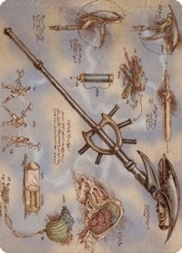 Staff of Domination Art Card (79) [Art Series: The Brothers' War]