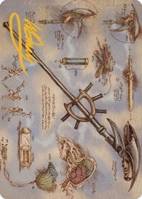 Staff of Domination Art Card (Gold-Stamped Signature) (79) [Art Series: The Brothers' War]