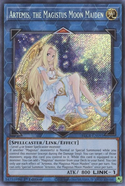 Artemis, the Magistus Moon Maiden (BLCR-EN095) [Battles of Legend: Crystal Revenge]