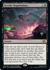 Hostile Negotiations (105) [Promo Pack: The Brothers' War]
