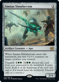 Simian Simulacrum (205) [Promo Pack: The Brothers' War]