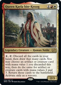 Queen Kayla bin-Kroog (218) [Promo Pack: The Brothers' War]
