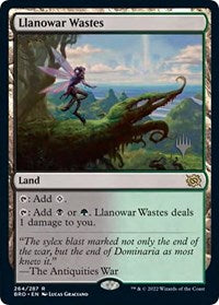 Llanowar Wastes (264) [Promo Pack: The Brothers' War]