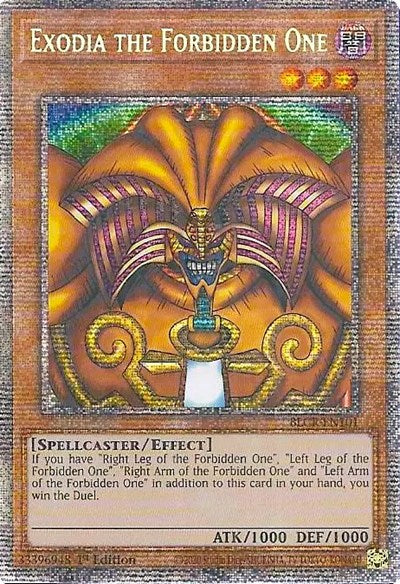 Exodia the Forbidden One (Starlight Rare) (BLCR-EN101) [Battles of Legend: Crystal Revenge]