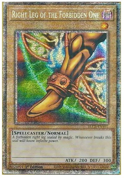 Right Leg of the Forbidden One (Starlight Rare) (BLCR-EN102) [Battles of Legend: Crystal Revenge]