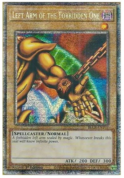 Left Arm of the Forbidden One (Starlight Rare) (BLCR-EN105) [Battles of Legend: Crystal Revenge]