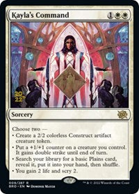 Kayla's Command (9) [Prerelease Cards]