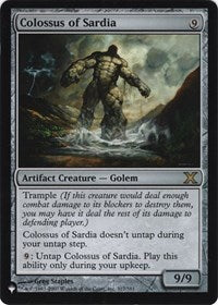 Colossus of Sardia (317/383) [The List Reprints]