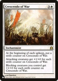 Crescendo of War (12/318) [The List Reprints]