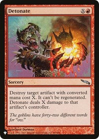 Detonate (88/306) [The List Reprints]