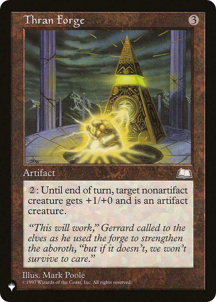 Thran Forge [The List Reprints]