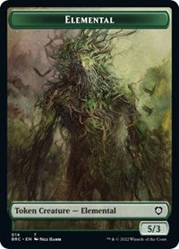 Elemental Token (14) [Commander: The Brothers' War]