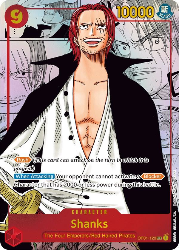 Shanks (Parallel) (Manga) (Alternate Art) (OP01-120) [Romance Dawn]