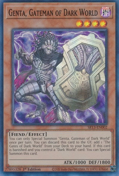 Genta, Gateman of Dark World (SR13-EN002) [Structure Deck: Dark World]