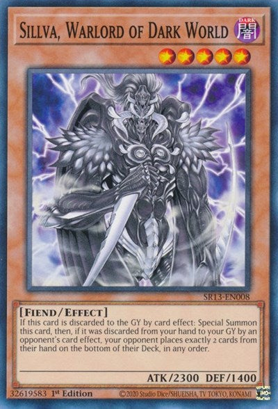 Sillva, Warlord of Dark World (SR13-EN008) [Structure Deck: Dark World]