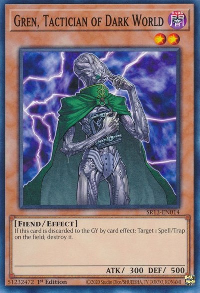 Gren, Tactician of Dark World (SR13-EN014) [Structure Deck: Dark World]