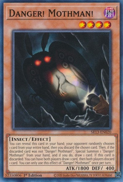 Danger! Mothman! (SR13-EN020) [Structure Deck: Dark World]
