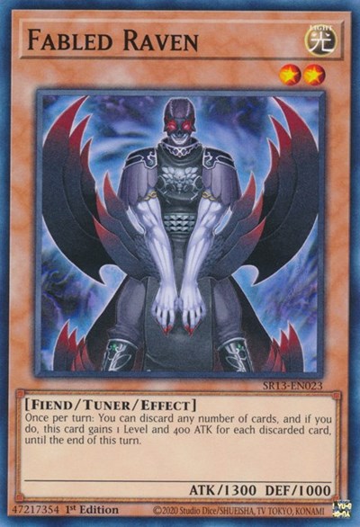 Fabled Raven (SR13-EN023) [Structure Deck: Dark World]