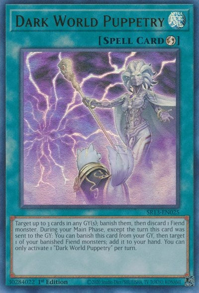Dark World Puppetry (SR13-EN025) [Structure Deck: Dark World]