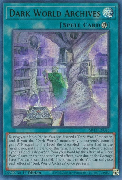 Dark World Archives (SR13-EN026) [Structure Deck: Dark World]