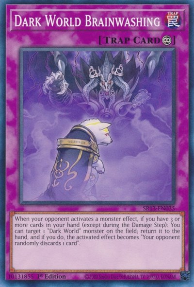 Dark World Brainwashing (SR13-EN035) [Structure Deck: Dark World]