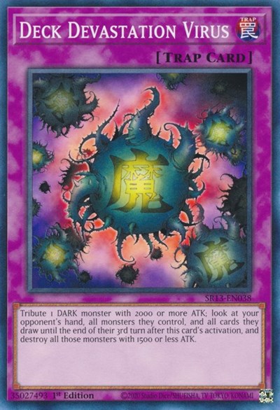 Deck Devastation Virus (SR13-EN038) [Structure Deck: Dark World]